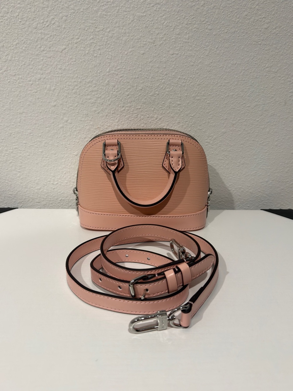 Pink Nano Top Handle Bag